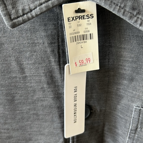 Express Men’s “Shacket” - Large - Picture 4 of 7